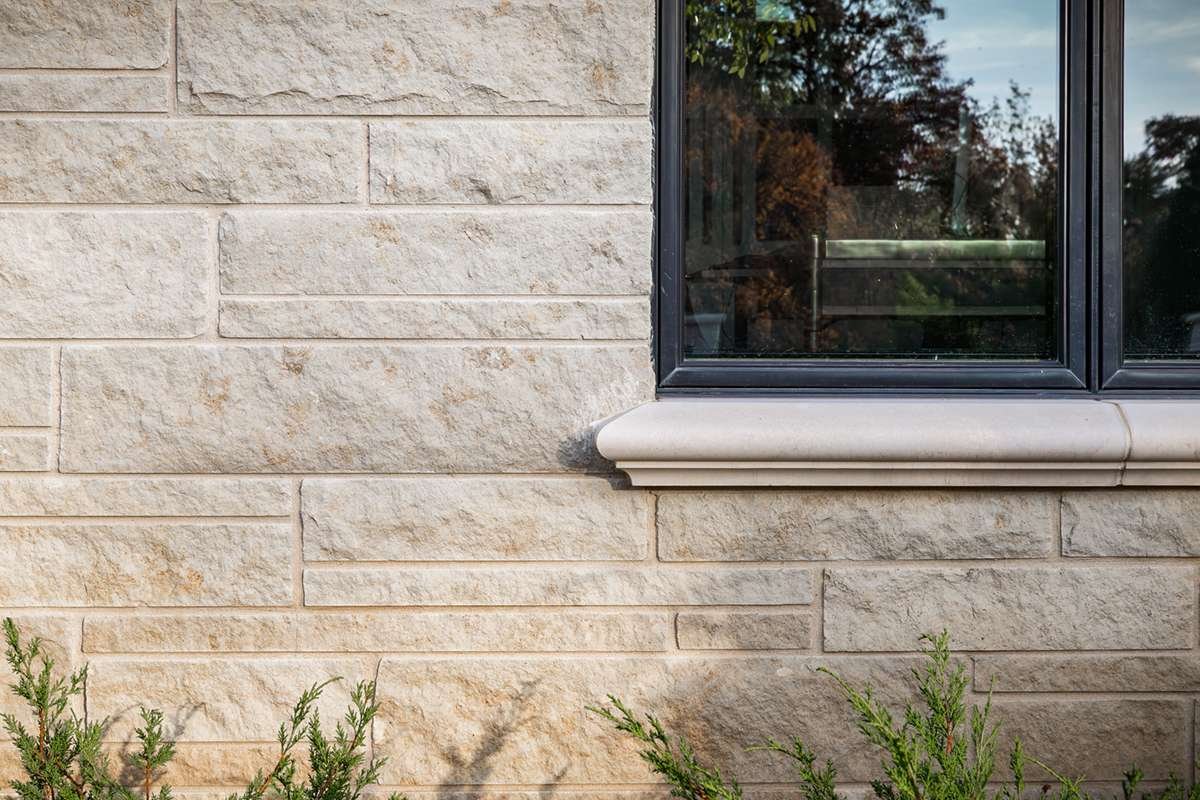 Silverdale Limestone Dimensional natural stone installation