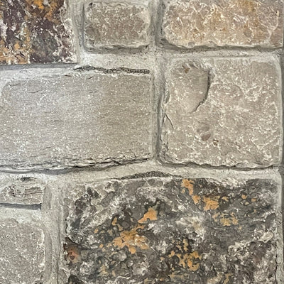Silverleaf Sandstone Tumbled Squares and Recs natural sandstone full bed building stone — Earthworks Silver Leaf Tumbled Squares and Recs