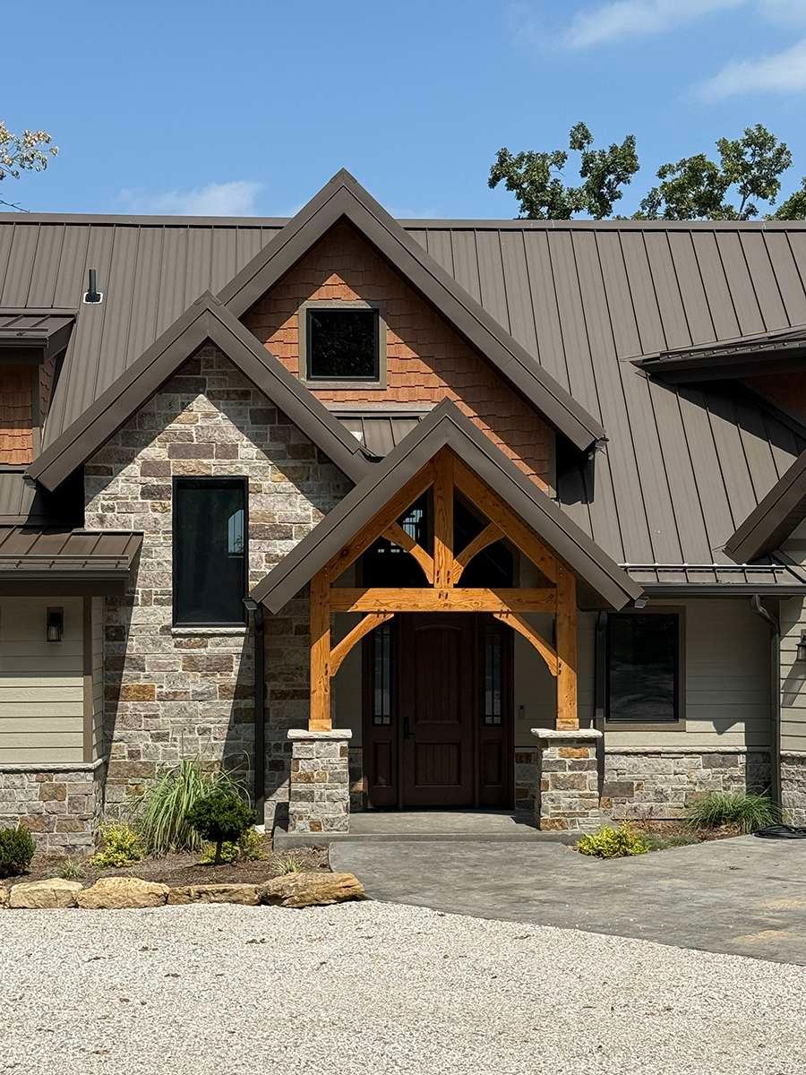Silverwood Mountain Blend stone veneer detail