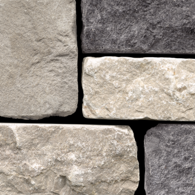 Blackstone Ridge natural stone thin veneer flats — real US-quarried natural stone