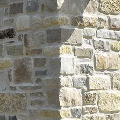 Brentwood Ridge Blend natural stone thin veneer flats — real US-quarried natural stone