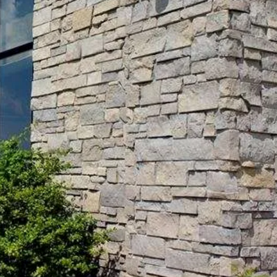 Driftstone Rustic Random Heights natural stone thin veneer flats — real US-quarried natural stone