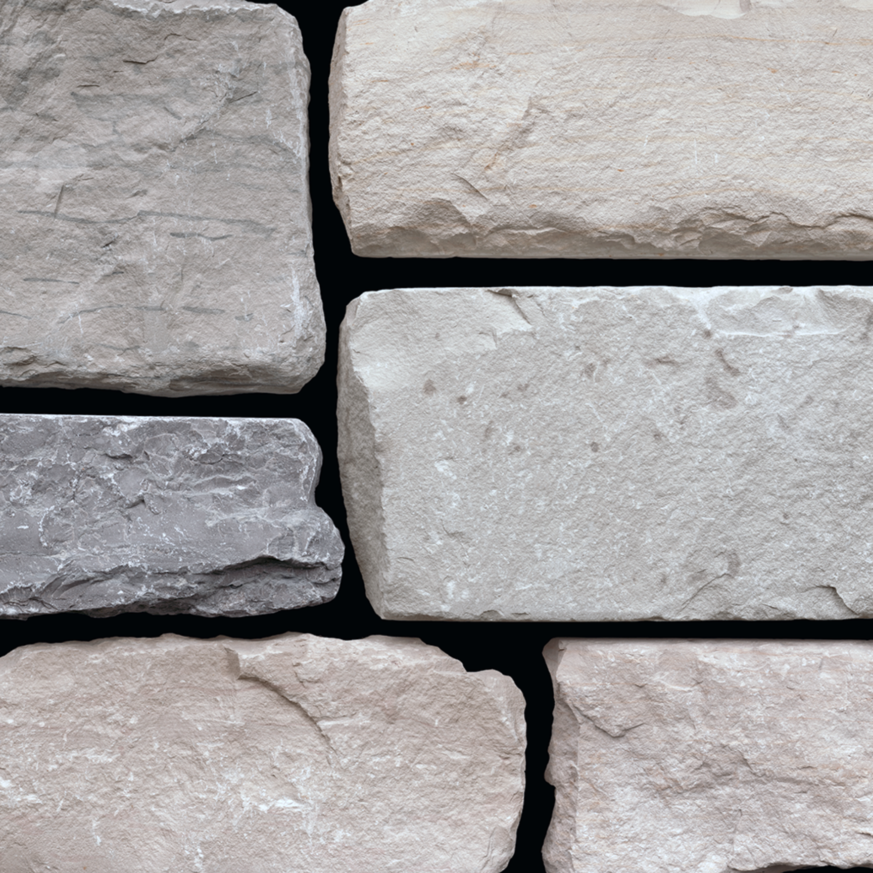 Foundry Hill Tumbled Random Heights - Thin Veneer - Sample