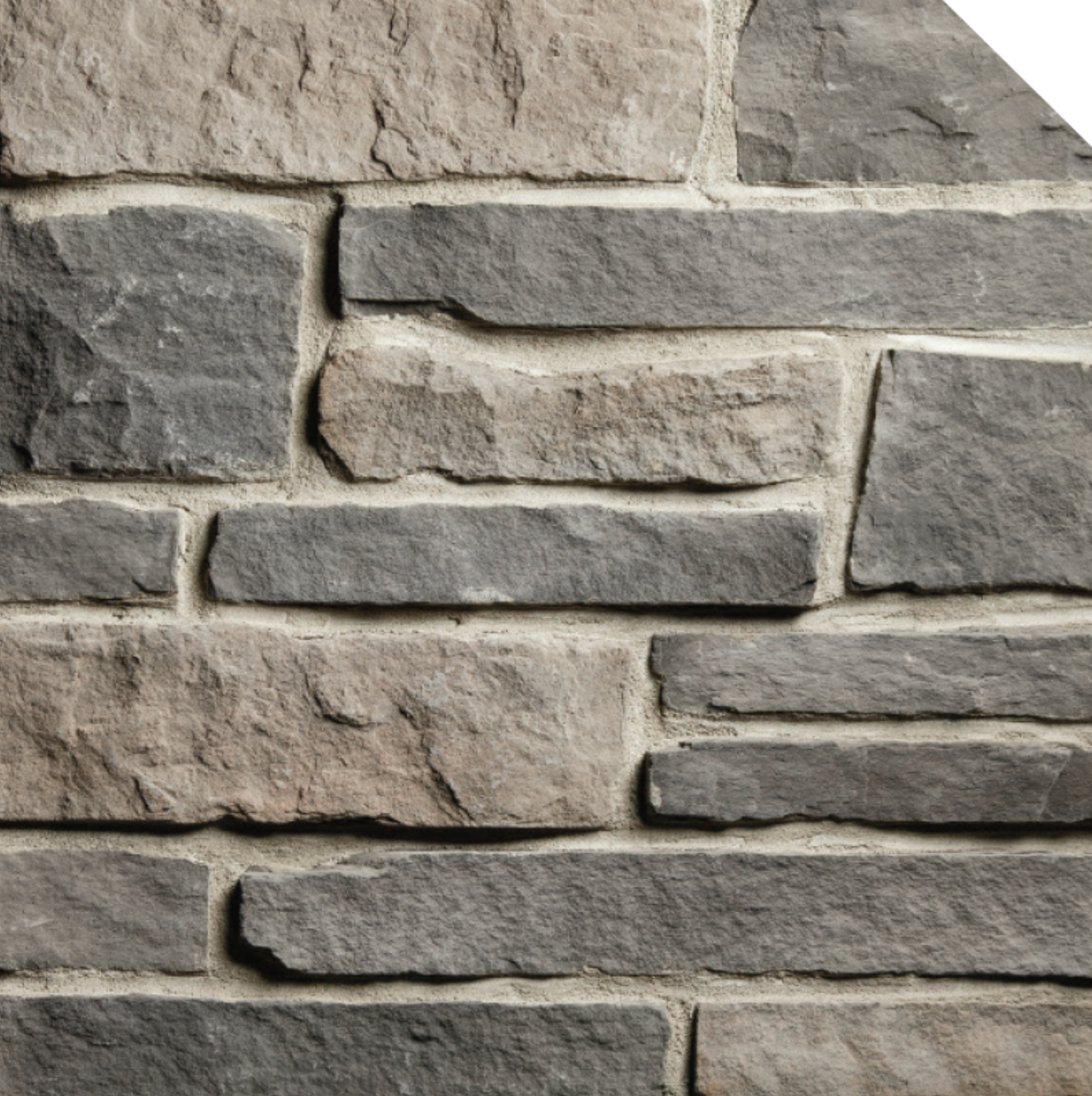 Ledge/Cobble Stone Veneer - Silverstone - Flat - Large Box (100 SF)