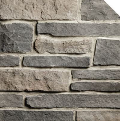 Ledge/Cobble Stone Veneer - Silverstone - Flat - Large Box (100 SF)