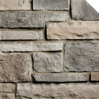 Ledge/Cobble Stone Veneer - Black Forest - Flat - Large Box (100 SF)