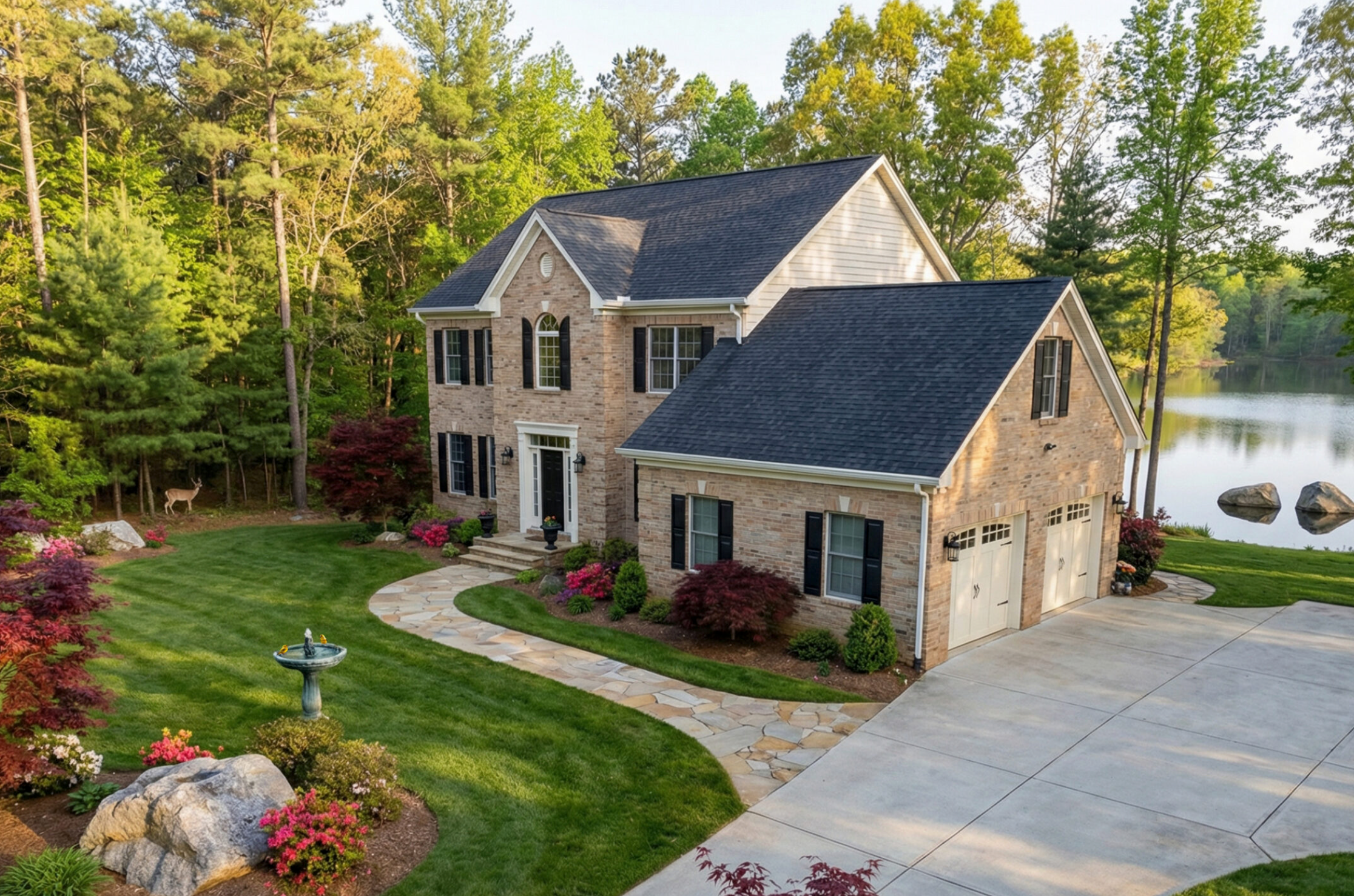 Natural Stone Thin Brick Veneer - Myrtlewood - Flat - Large Crate (240 SF)