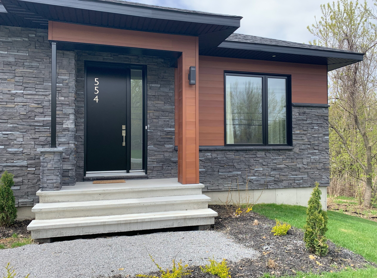 NEWP6BLRU - Royal Stones Newport Stone Veneer Flat Black Rundle