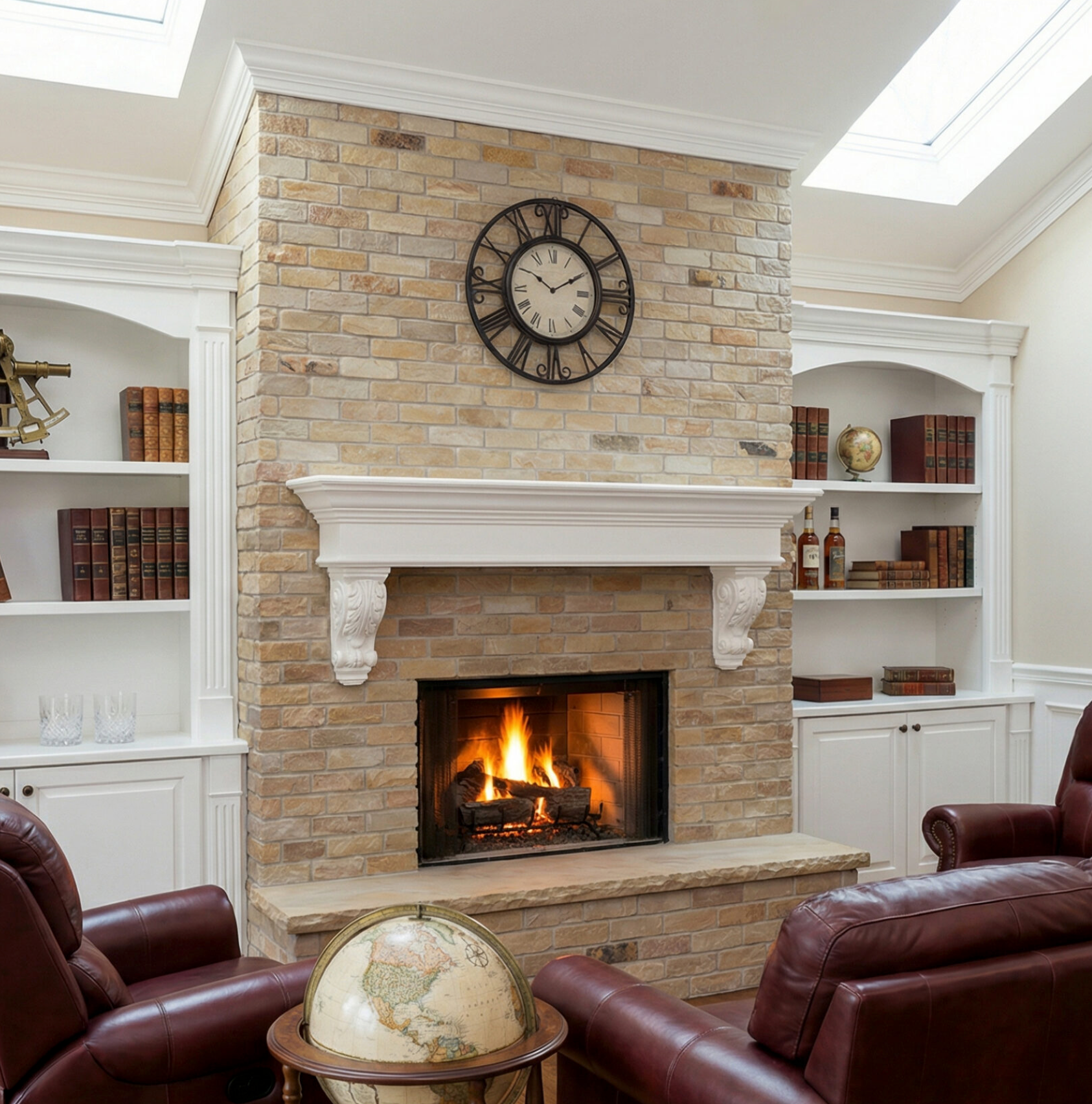 Natural Stone Thin Brick Veneer - Myrtlewood - Flat - Small Crate (120 SF)