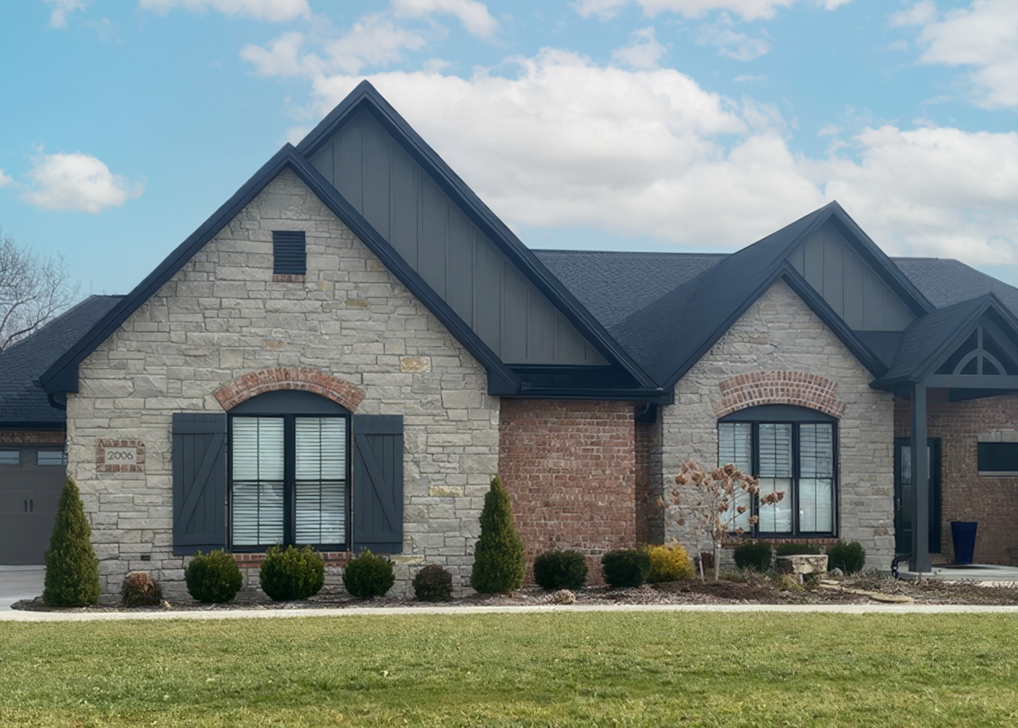 Pewter Ridge Random Heights - Thin Veneer - Corners