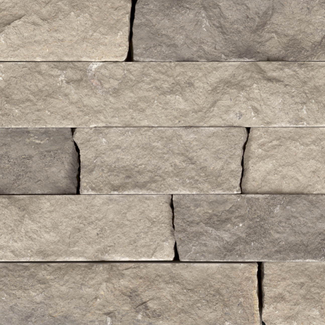 Pewter Ridge 2" Ledgestone - Thin Veneer - Flats