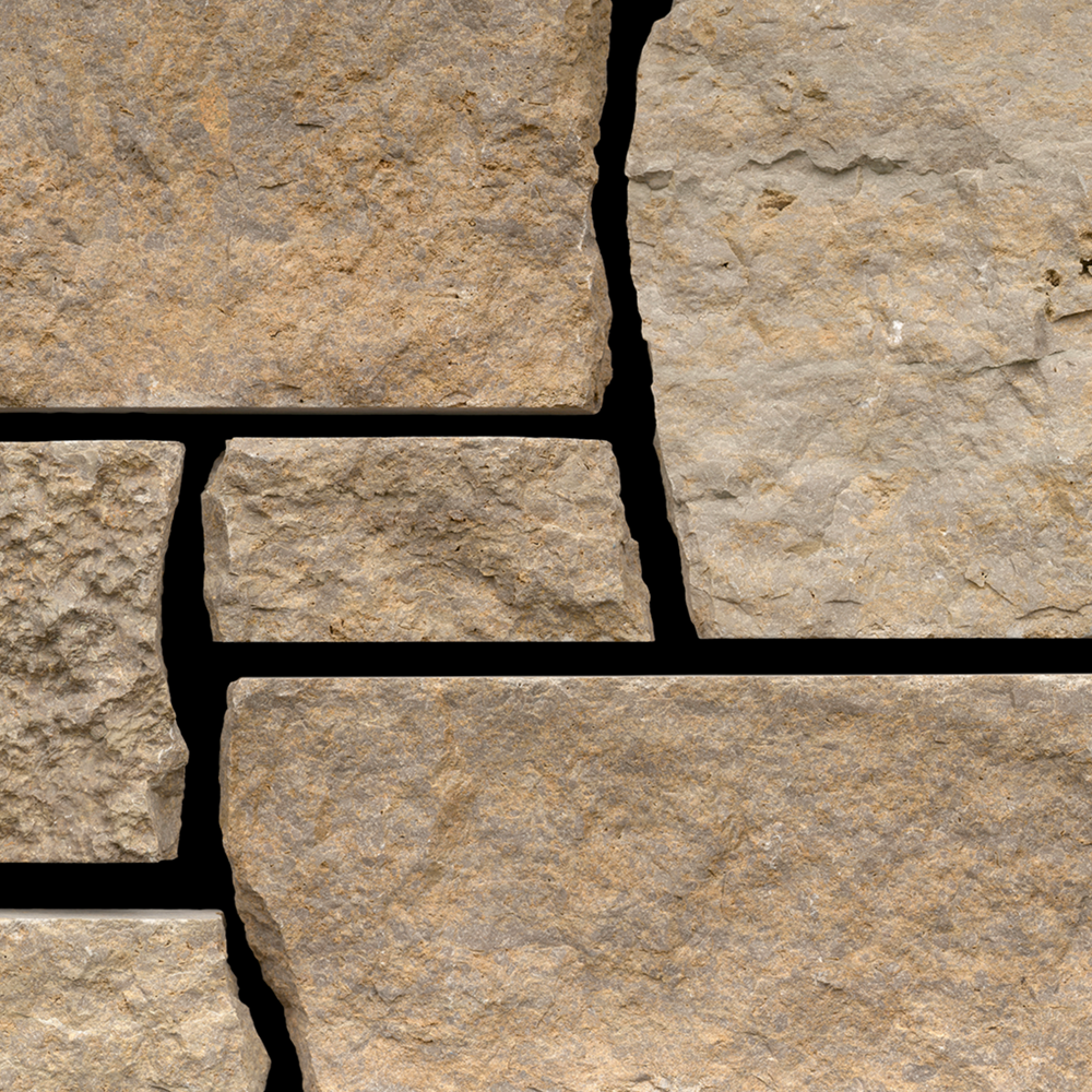 Pewter Ridge Gold Dimensional – Real Natural Stone Veneer | WallSPC