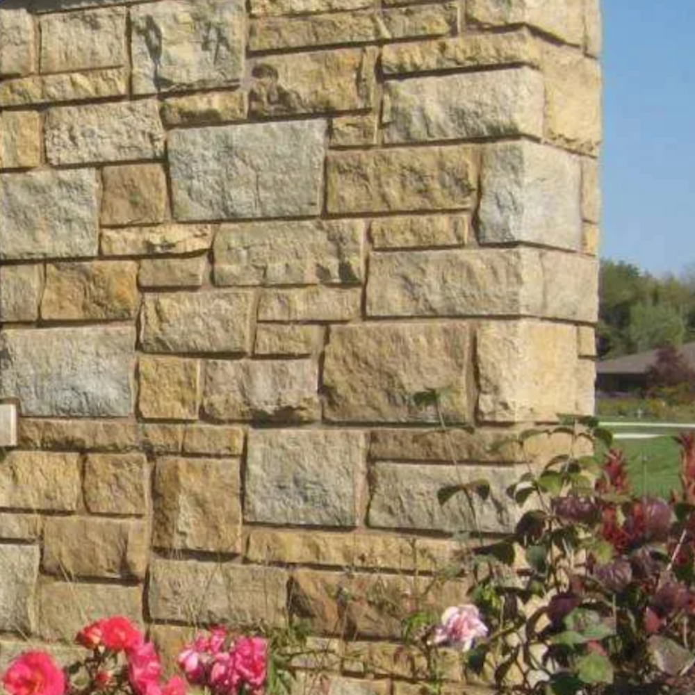 Pewter Ridge Gold Dimensional – Real Natural Stone Veneer | WallSPC
