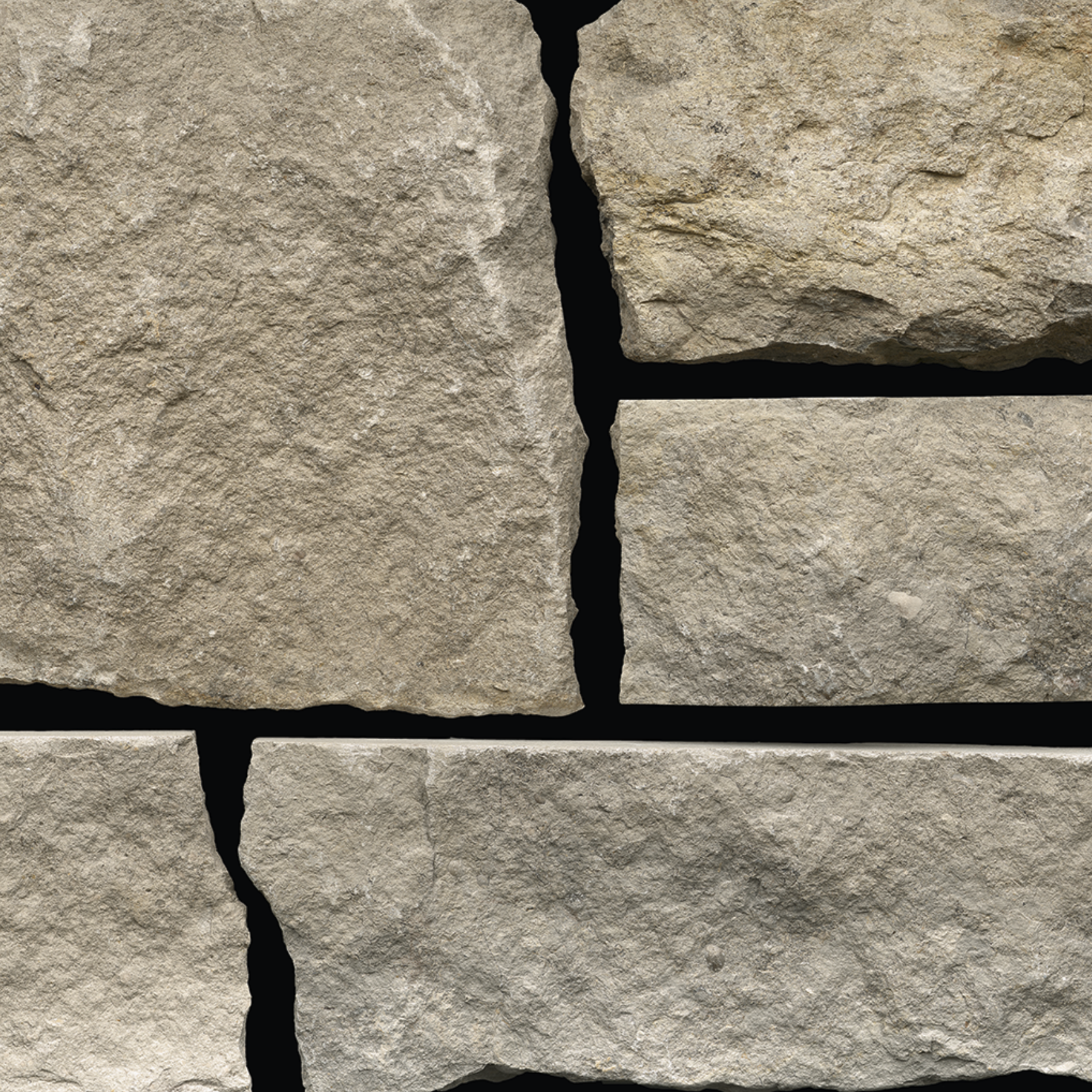 Pewter Ridge Random Heights - Thin Veneer - Flats