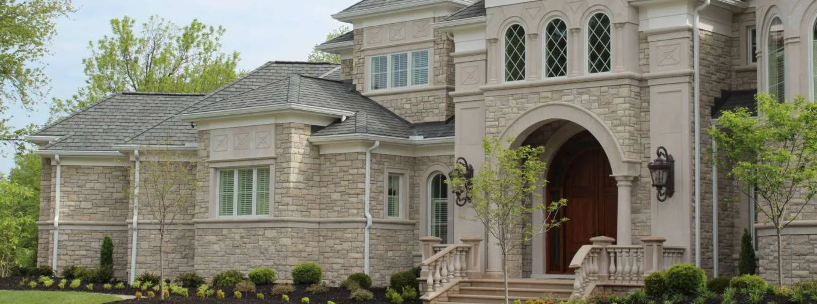 Princeton Manor Limestone - Tumbled - Thin Veneer - Corners