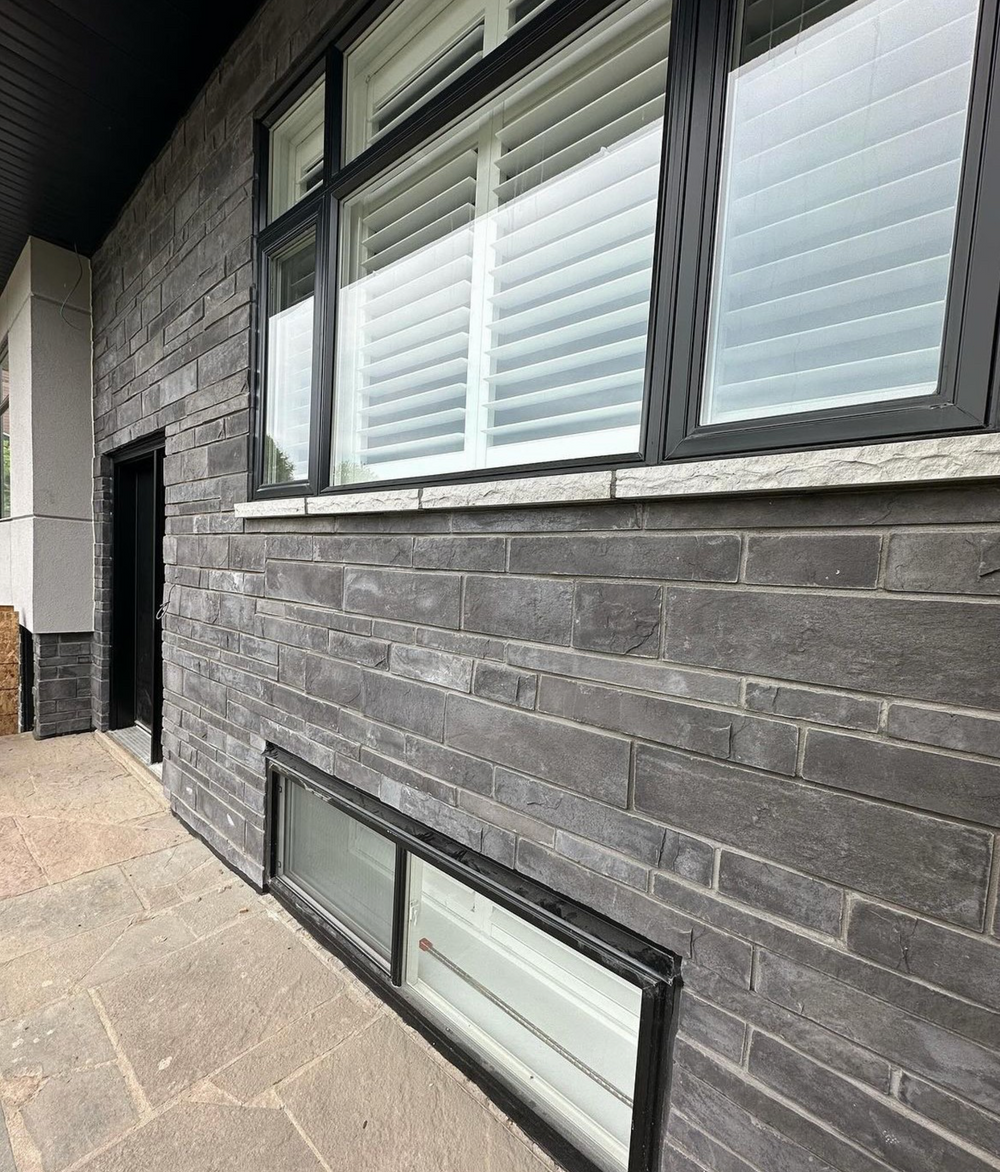 Veneer Back Ridge RIDC8PAL16GRAP - Royal Stones Ridge Stone Veneer Corners Graphite