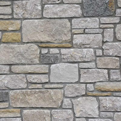 Stonehaven Estate Blend natural stone thin veneer flats — real US-quarried natural stone