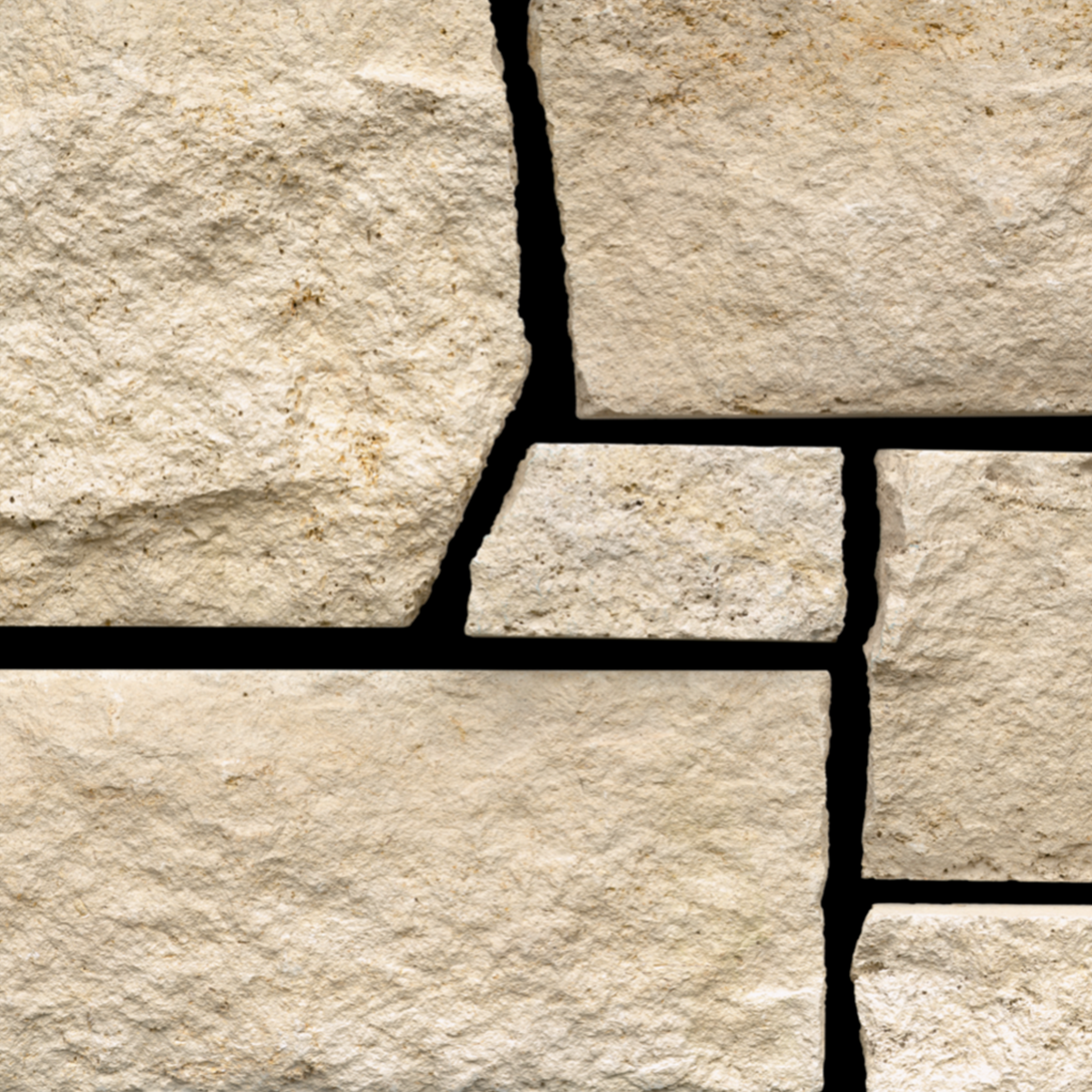 Weston Estate Limestone Dimensional Snapped - Thin Veneer - Corners