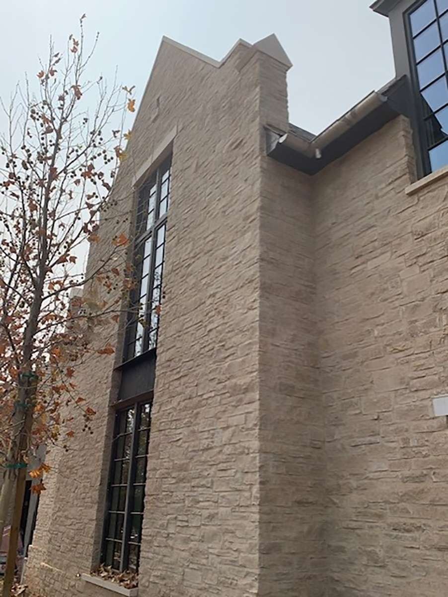 Ashford Gray Limestone Random Heights natural stone project