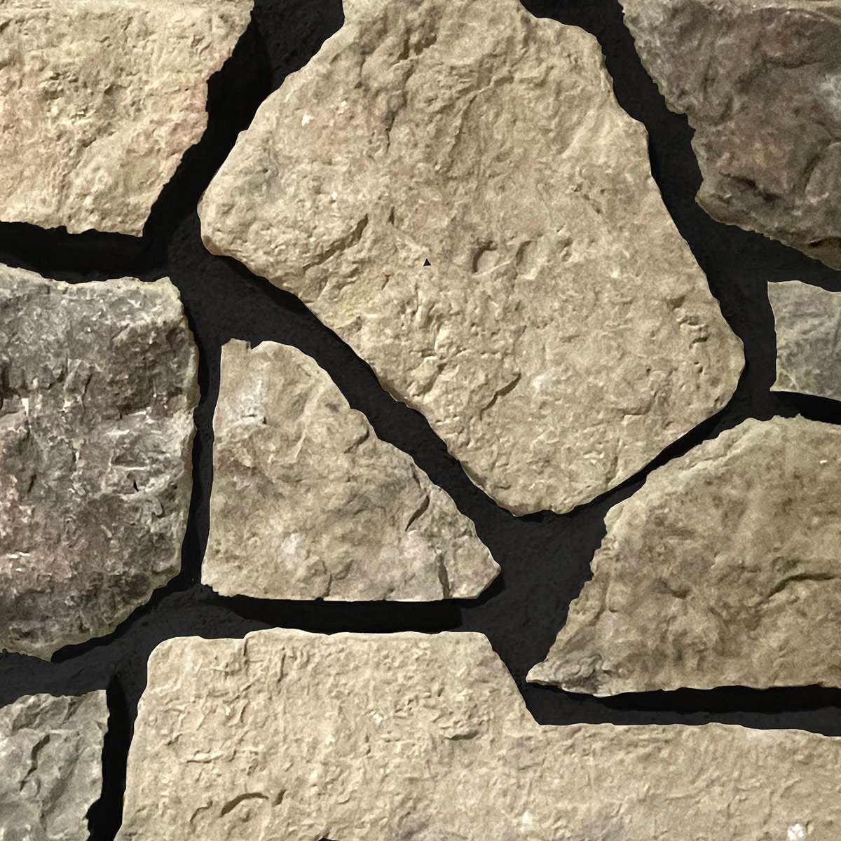 Galway Fieldstone natural sandstone full bed building stone — Earthworks Euro Fieldstone