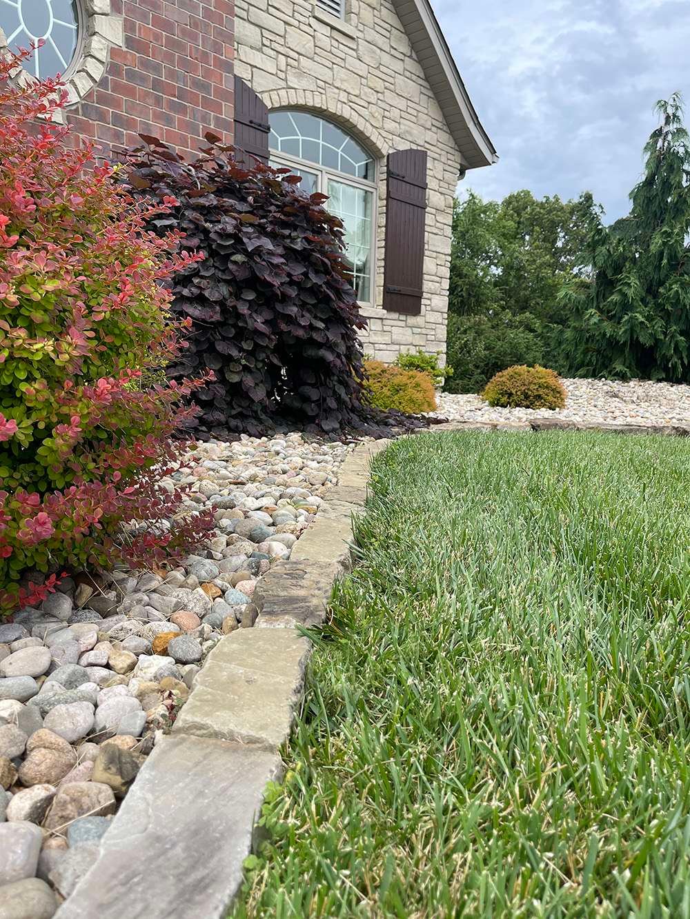 Ironwood Ledge natural stone installation