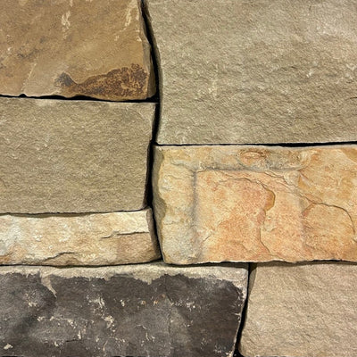 Mesa Sandstone Ledgestone natural sandstone full bed building stone — Earthworks Southwest Ledgestone