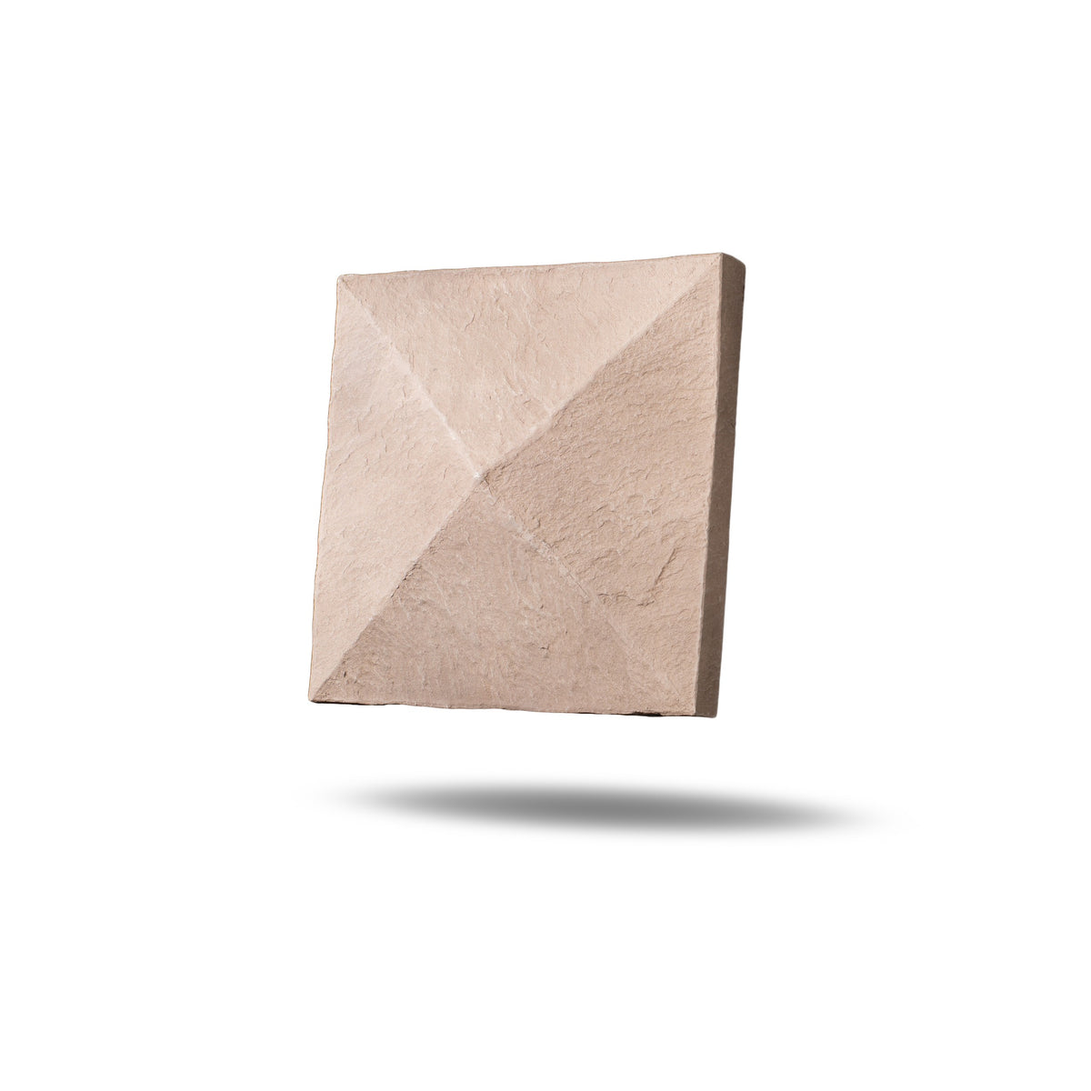 Quality Stone Pillar Cap in Light Brown Blend — view 21