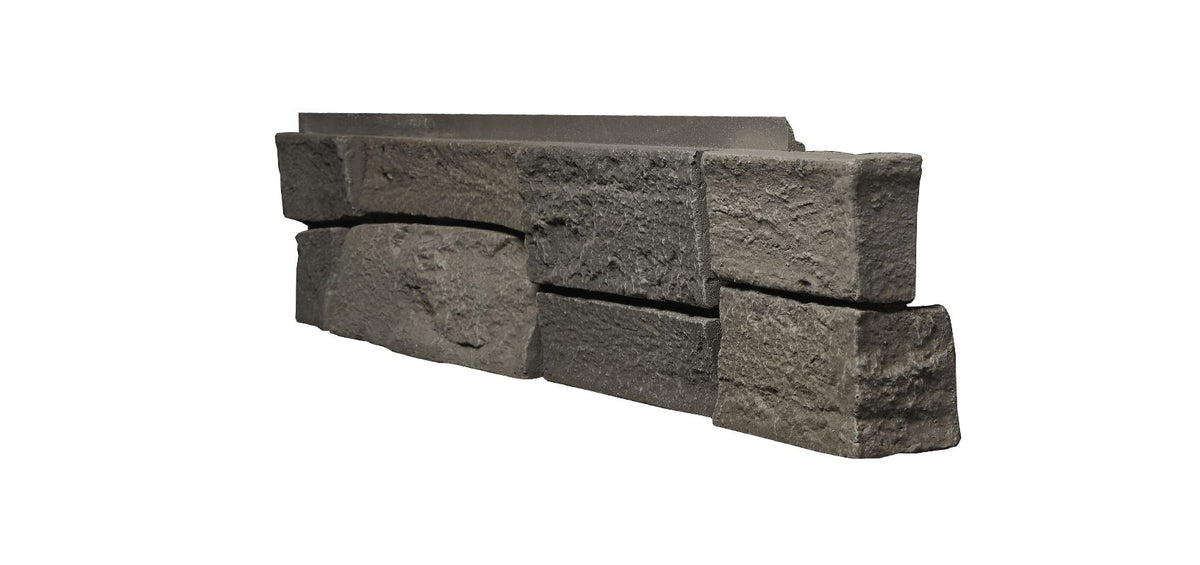 Quality Stone Ledge Stone Corner in Dark Brown Blend — view 8