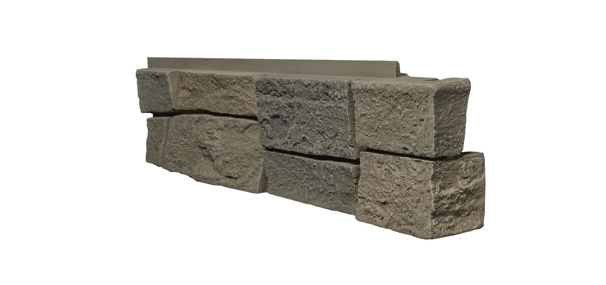 Quality Stone Ledge Stone Corner in Grey Brown — view 10