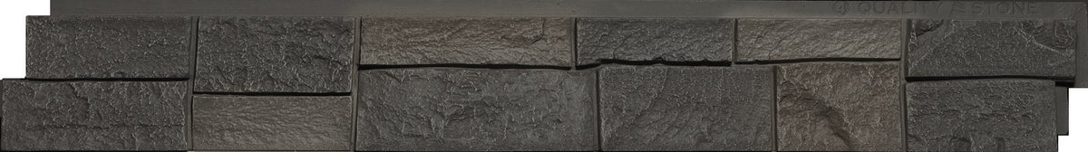 Quality Stone Ledge Stone Panel in Dark Brown Blend — view 22
