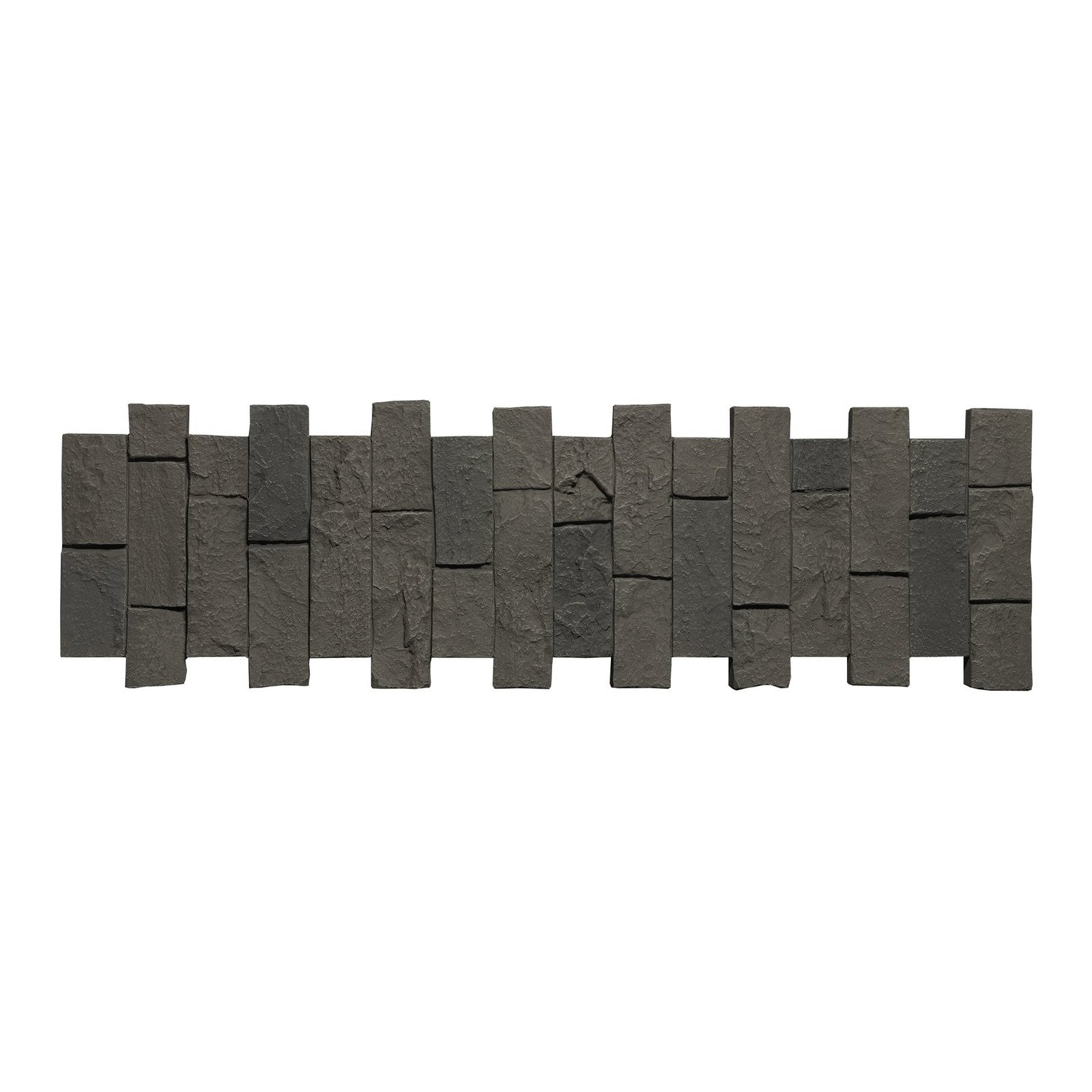 Quality Stone Ledge Stone Pillar Panel in Grey Blend