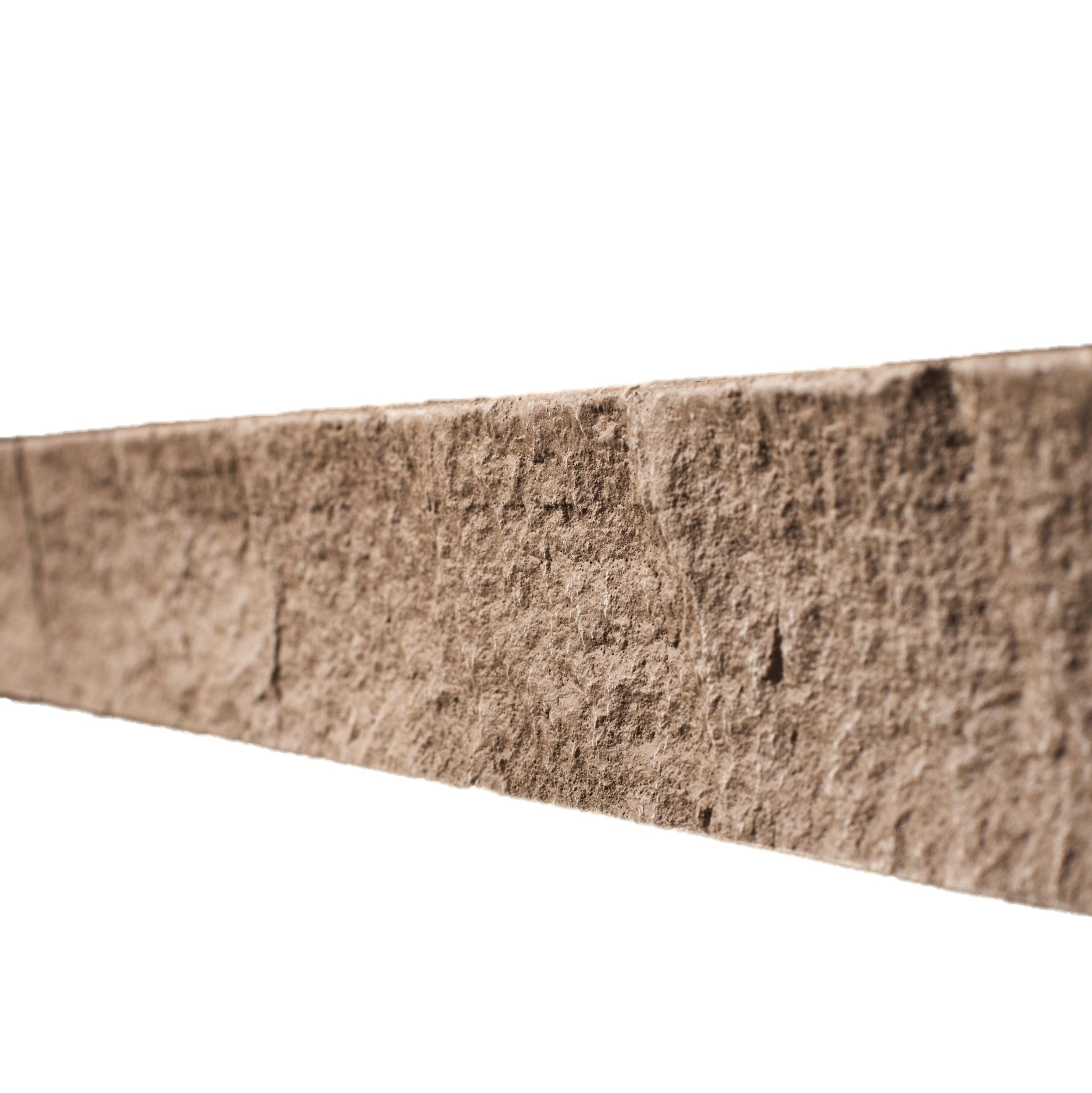 Quality Stone Ledge Trim in Light Brown Blend — horizontal ledge trim, colour-matched