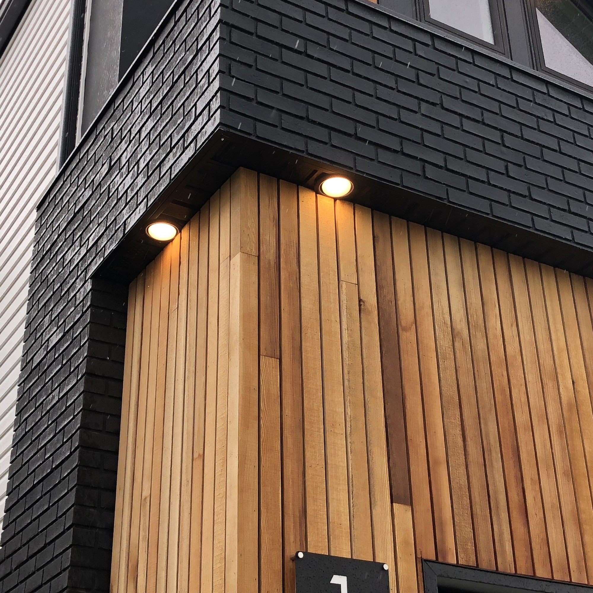 Quality Stone faux Thin Brick panel in Pencil Lead — polyurethane brick veneer, 3.5 sq ft per piece