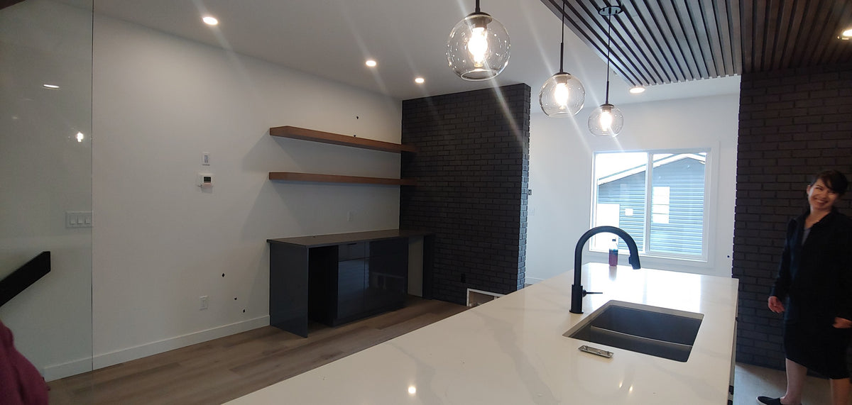 Quality Stone Modern Brick Panel in Pencil Lead — view 17