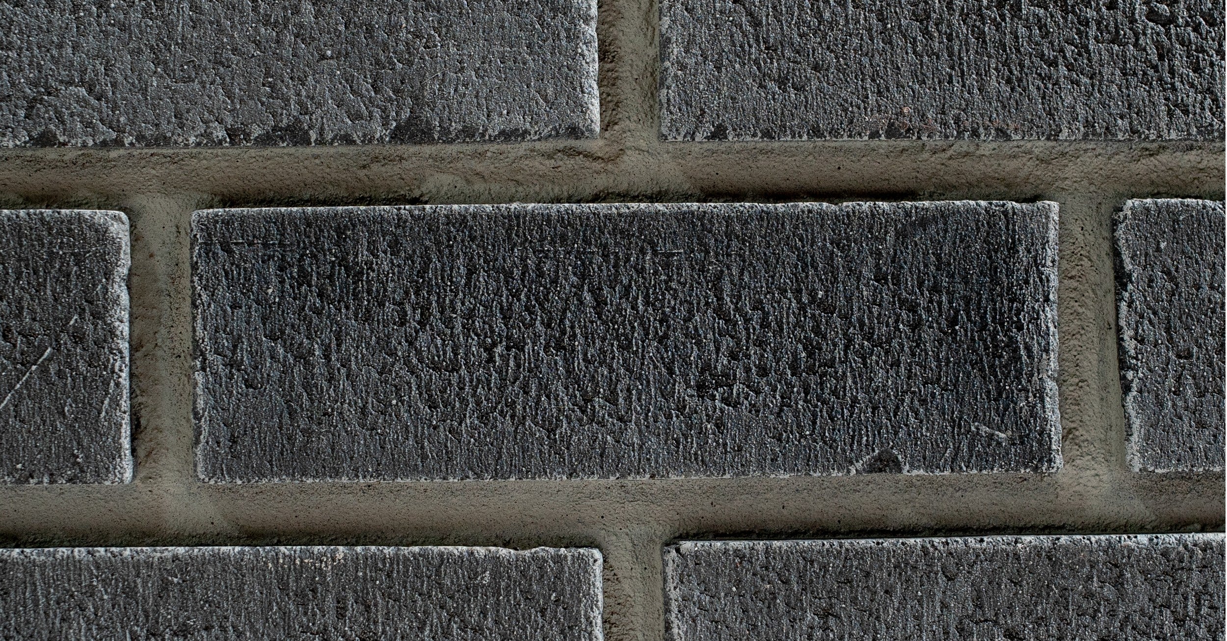 Quality Stone faux Thin Brick panel in Shades of Grey — polyurethane brick veneer, 3.5 sq ft per piece