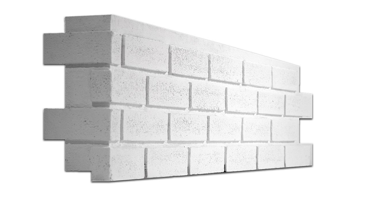 Quality Stone Modern Brick Panel in Simply White — view 13