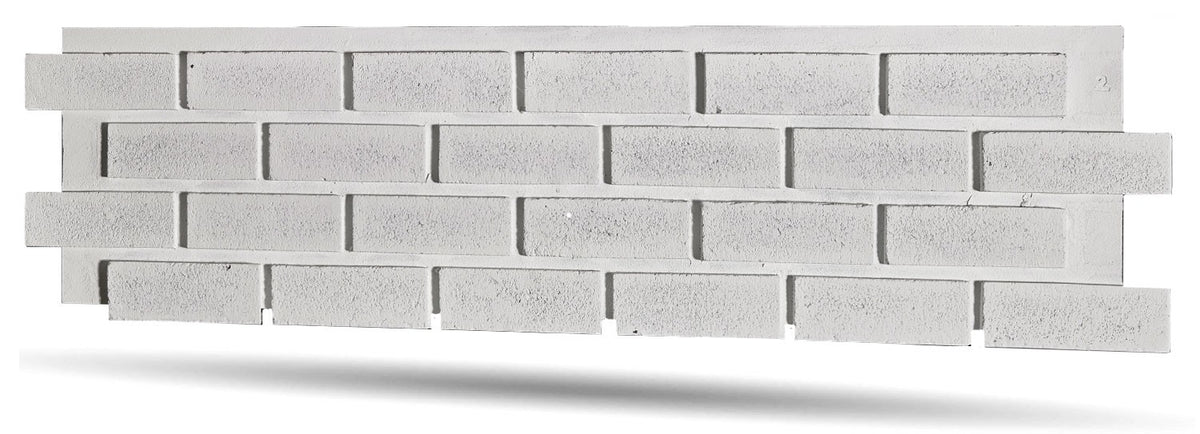 Quality Stone Modern Brick Panel in Simply White — view 15