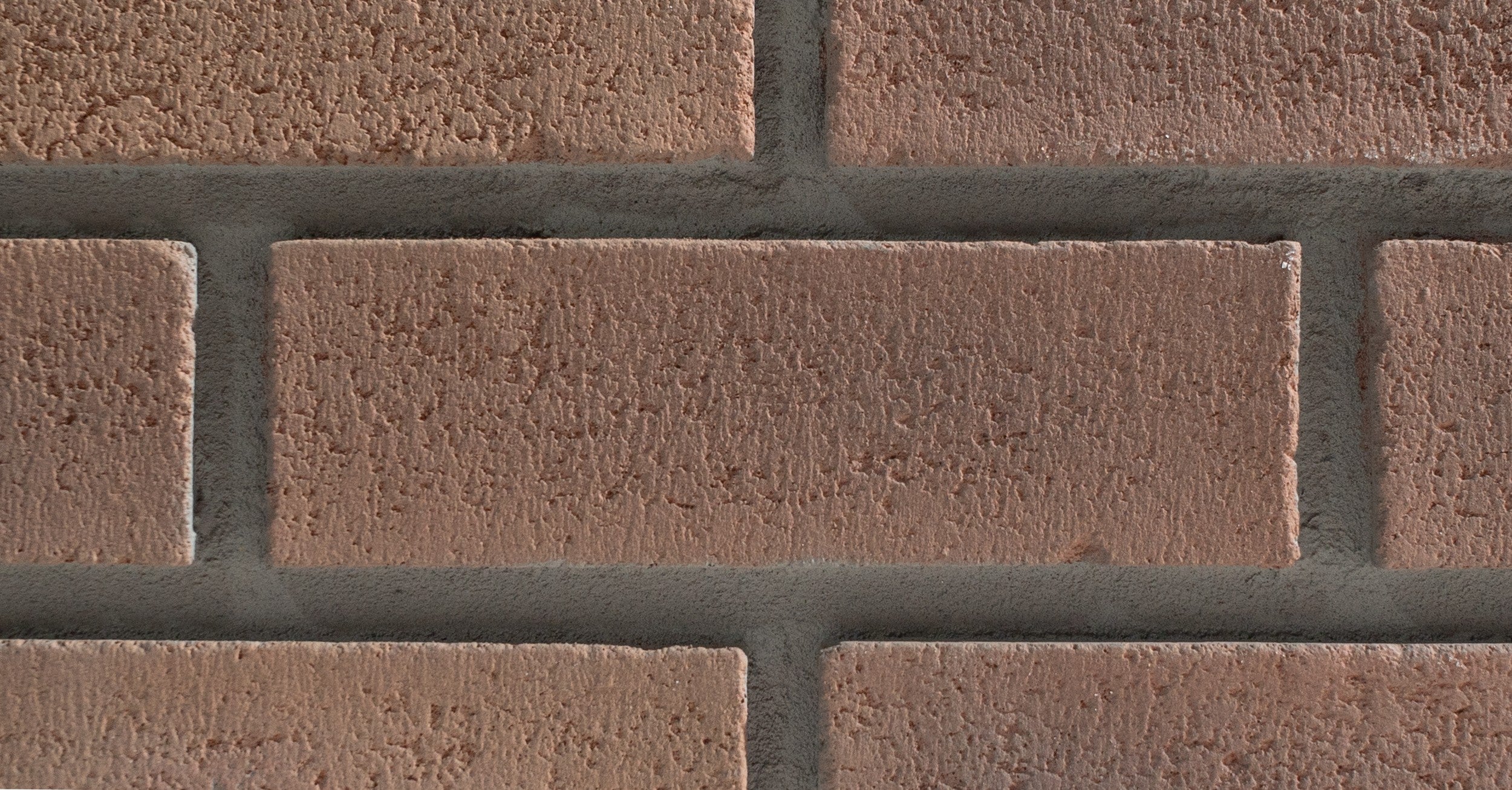 Quality Stone faux Thin Brick panel in Terra Cotta — polyurethane brick veneer, 3.5 sq ft per piece