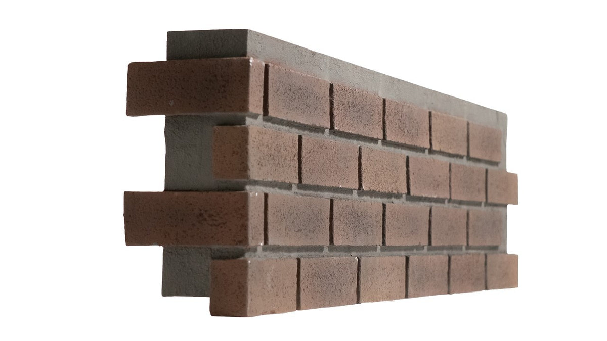 Quality Stone Modern Brick Panel in Terra Cotta — view 15