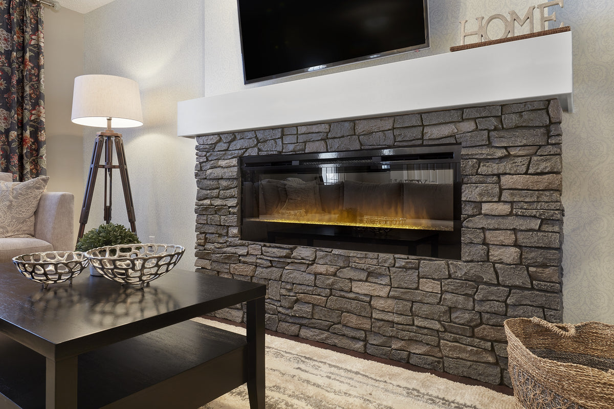 Quality Stone Ridge Stone Panel in Dark Brown Blend — view 17