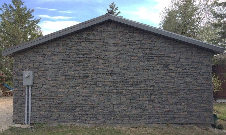 Quality Stone Ridge Stone Panel in Grey Brown — view 7