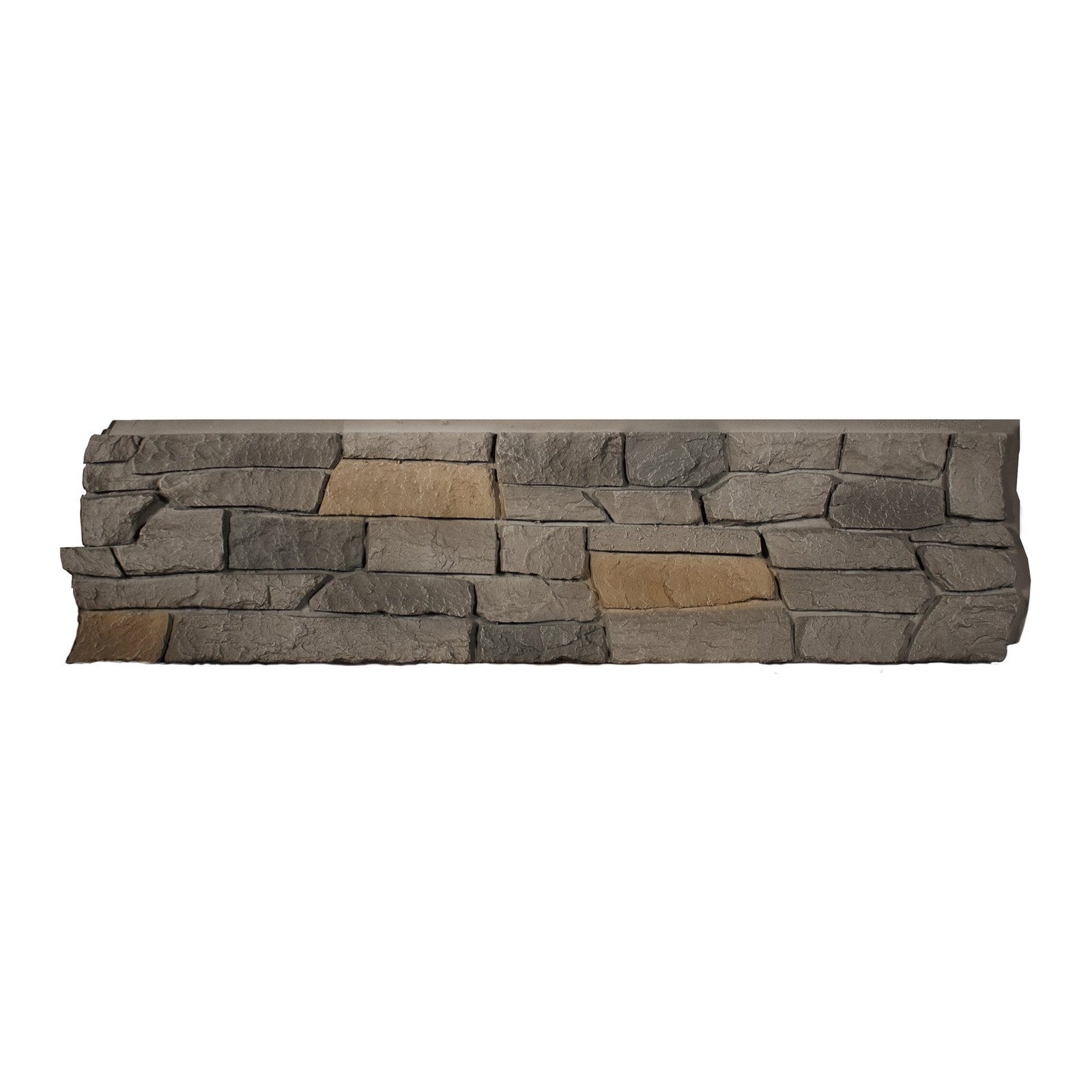 Quality Stone Ridge Stone Panel in Grey Brown — Sample