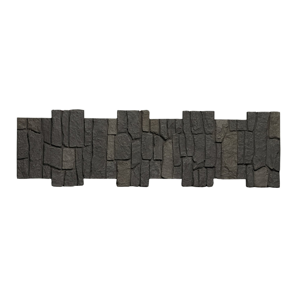 Quality Stone Ridge Stone Pillar Panel in Dark Brown Blend