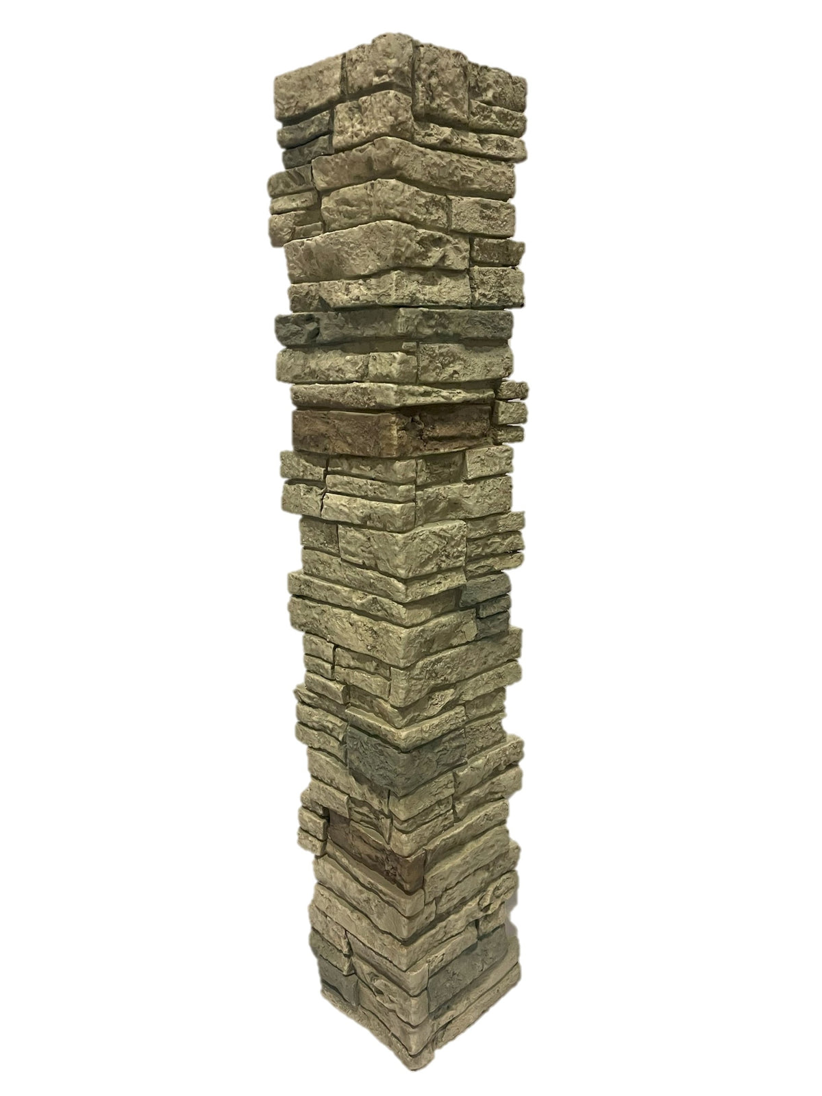 Quality Stone Stacked Stone Pillar Panel in Limestone — view 117