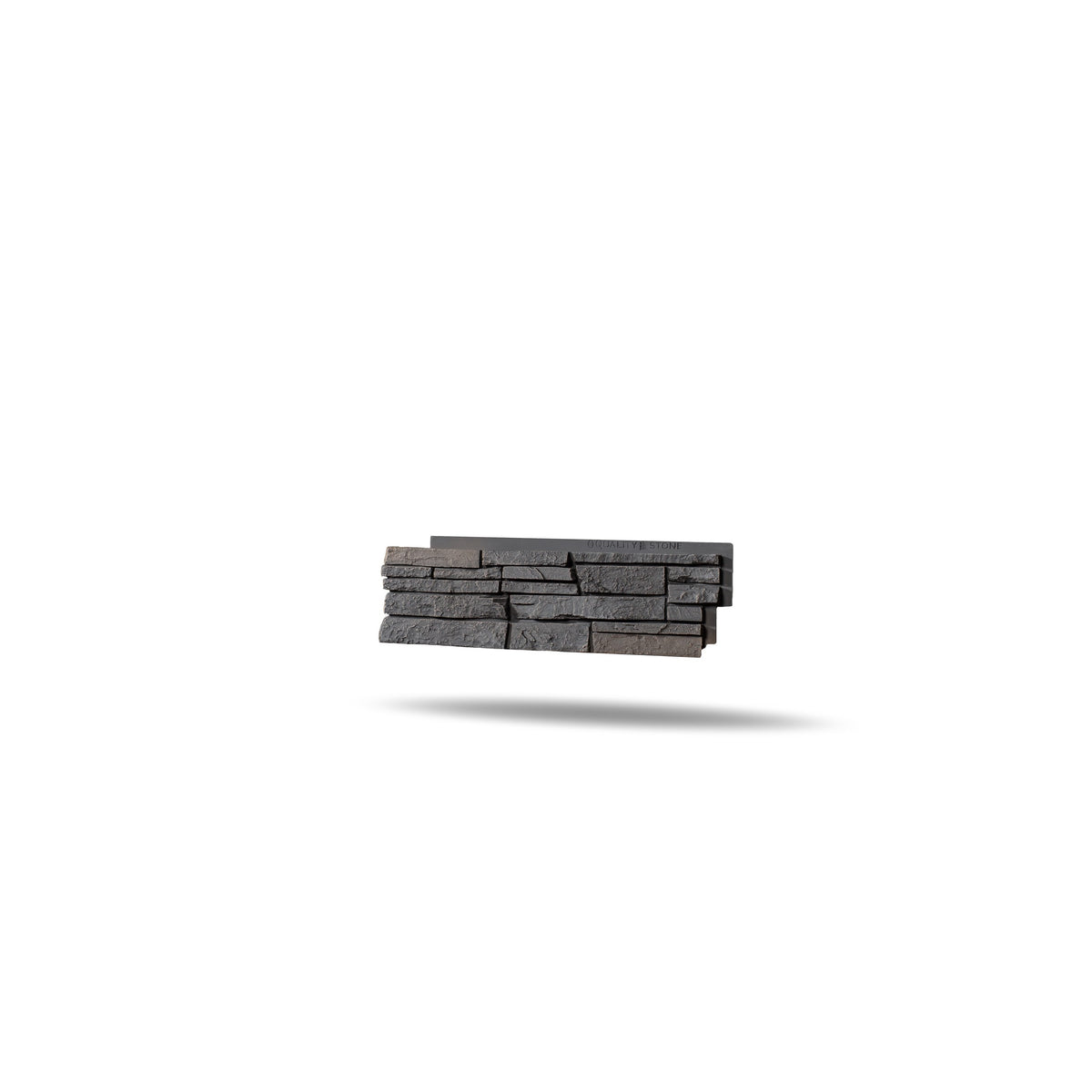 Quality Stone Stacked Stone Corner in Black Blend