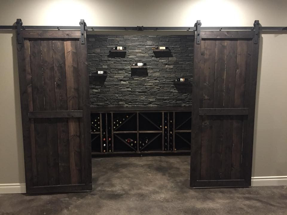 Quality Stone Stacked Stone Panel in Dark Brown Blend — view 57