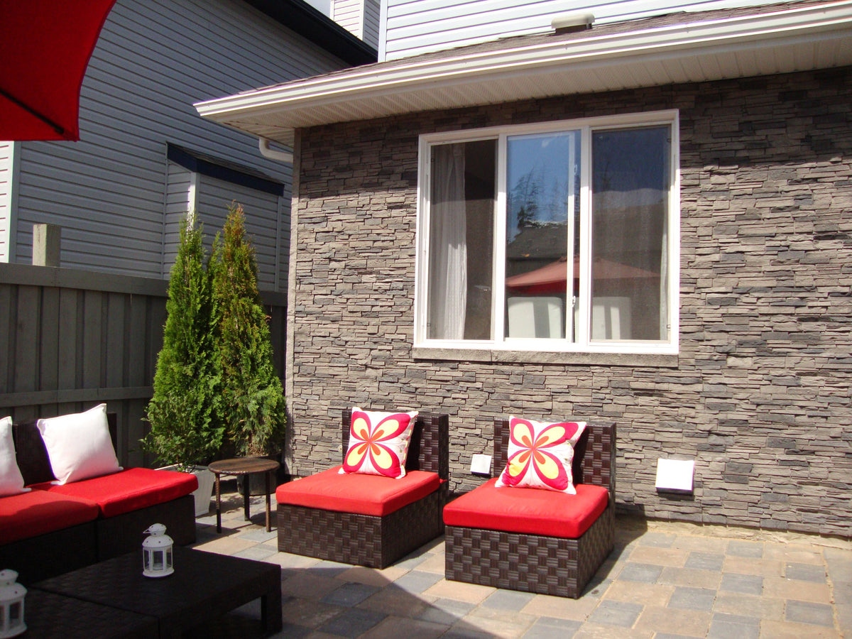 Quality Stone Stacked Stone Panel in Grey Blend — view 41