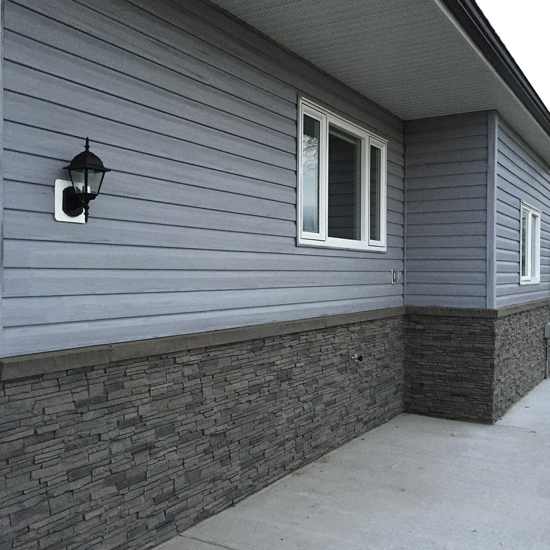 Quality Stone Stacked Stone Panel in Grey Blend — view 45