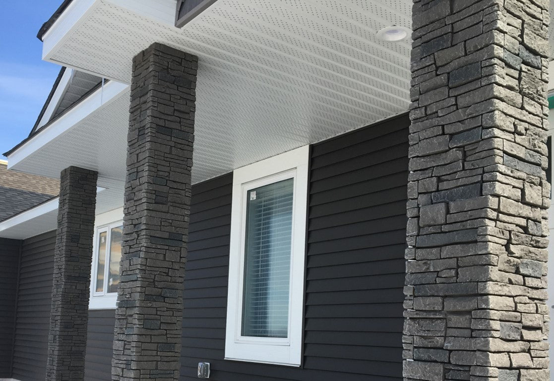 Quality Stone Stacked Stone Panel in Grey Blend — view 47