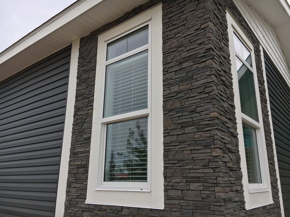 Quality Stone Stacked Stone Panel in Grey Brown — view 33